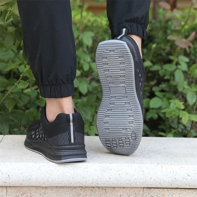 New Mens Safety Shoes Indestructible Steel Toe Anti-smashing Work Safety Boots Outdoor Lightweight Soft Breathable Mesh Sneakers
New Mens Safety Shoes Indestructible Steel Toe Anti-smashing Work Safety Boots Outdoor Lightweight Soft Breathable Mesh Sneakers