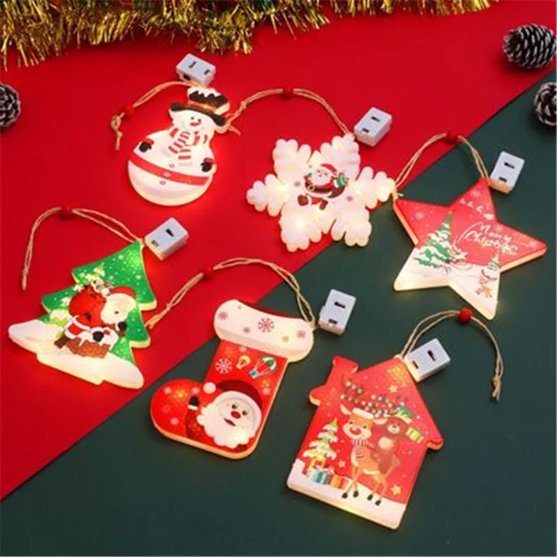 2022 New Year Christmas Luminous Star Santa Claus Snowman Lights Christmas Tree Pendants Christmas Gifts Christmas Decorations
2022 New Year Christmas Luminous Star Santa Claus Snowman Lights Christmas Tree Pendants Christmas Gifts Christmas Decorations