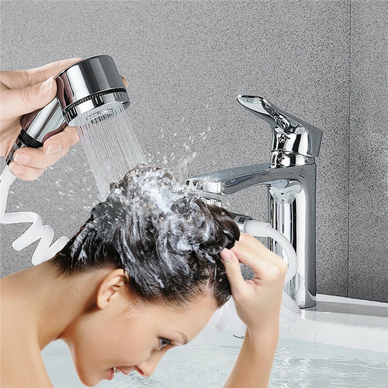 Раковина для ванной комнаты, водопроводный кран, внешняя душевая лейка, гибкая мойка волос
Раковина для ванной комнаты, водопроводный кран, внешняя душевая лейка, гибкая мойка волос