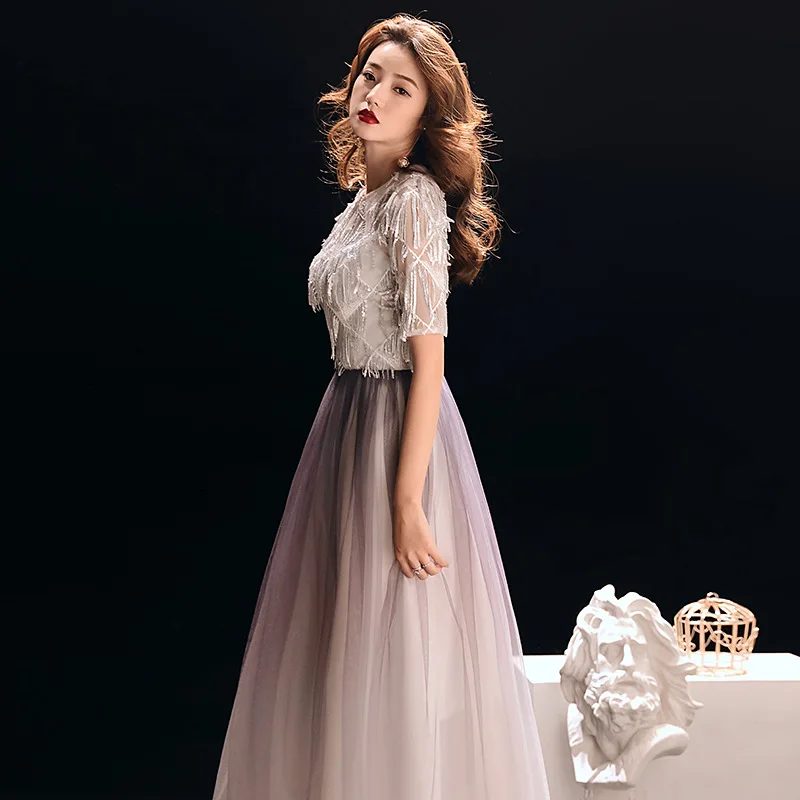 Sequins Chinese Oriental Improved Party Wedding Female Cheongsam Bridesmaid Evening Dress Elegant Celebrity Banquet Dresses
Sequins Chinese Oriental Improved Party Wedding Female Cheongsam Bridesmaid Evening Dress Elegant Celebrity Banquet Dresses