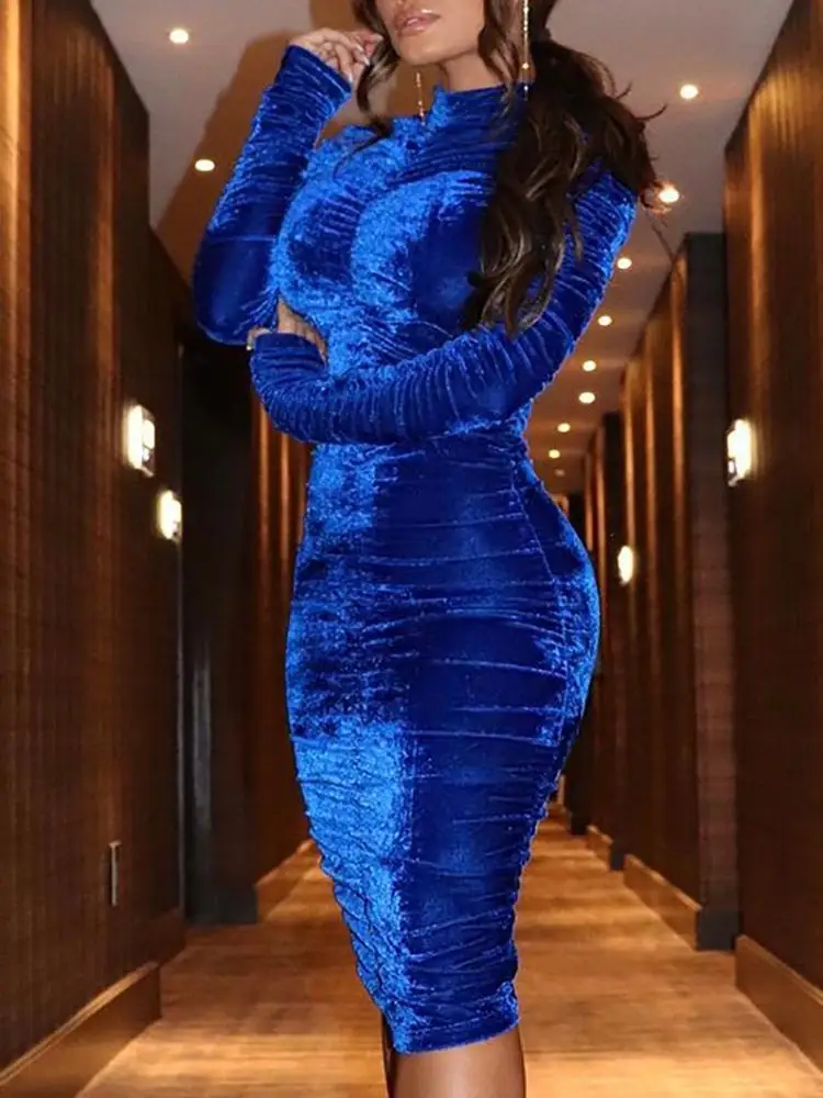 Turtleneck Bodycon Dress Women Autumn Midi Dress Red Green Party Night Elegance Knee-Length Dress Mujer Sexy Club Velvet Clothes
Turtleneck Bodycon Dress Women Autumn Midi Dress Red Green Party Night Elegance Knee-Length Dress Mujer Sexy Club Velvet Clothes