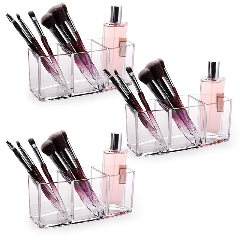 NEW-3 Pack Pen Holder Makeup Brush Holder Organizer, 3 Compartments Storage Cup Holding for Bathroom, Desktop
NEW-3 Pack Pen Holder Makeup Brush Holder Organizer, 3 Compartments Storage Cup Holding for Bathroom, Desktop