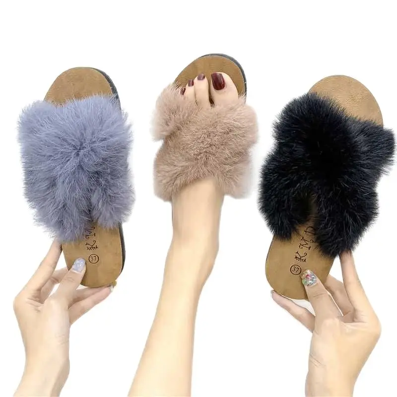 2021 new Winter Slipper Rabbit Fur Slippers Women Fur Slippers Social Wear Fashion Cross Slippers indoor Warm Casual Slippers
2021 new Winter Slipper Rabbit Fur Slippers Women Fur Slippers Social Wear Fashion Cross Slippers indoor Warm Casual Slippers