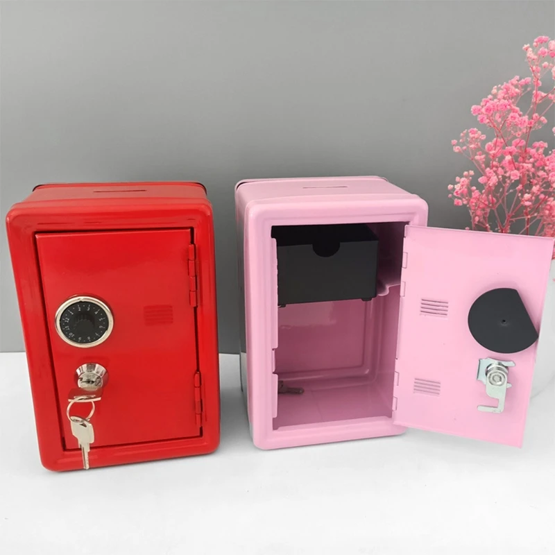 Creative Mini Metal Coin Bank Locker with Keys Kids Money Saving Jar Children Deposit Security Safe Box Case Ornament
Creative Mini Metal Coin Bank Locker with Keys Kids Money Saving Jar Children Deposit Security Safe Box Case Ornament