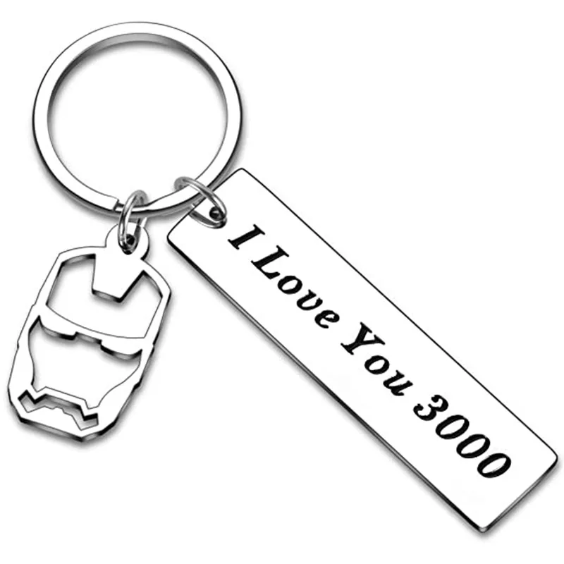 Keychain Car Bag Pendant I Love You 3000 Stainless Steel Long Strip Tag Custom Key Ring Gift Key Chain Accessories Cute Key
Keychain Car Bag Pendant I Love You 3000 Stainless Steel Long Strip Tag Custom Key Ring Gift Key Chain Accessories Cute Key
