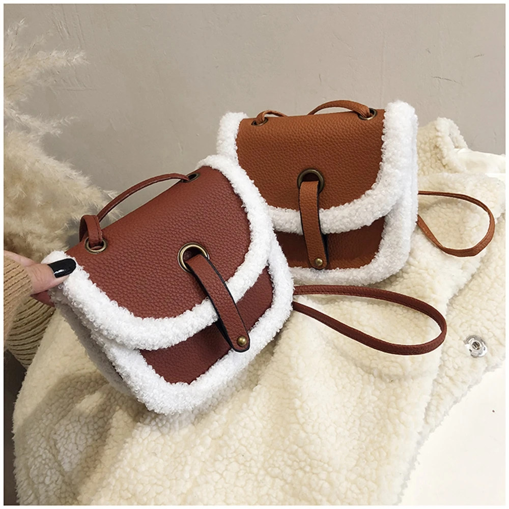Women Mini Small Square Pack Retro Shoulder Frosted Saddle Bag Fashion Wild Plush Bag Handbags Crossbody Bag Wallet
Women Mini Small Square Pack Retro Shoulder Frosted Saddle Bag Fashion Wild Plush Bag Handbags Crossbody Bag Wallet