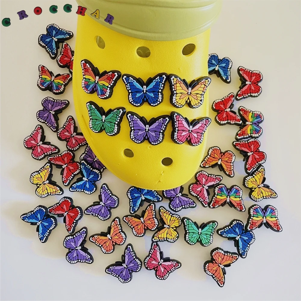 Free Shipping 6 Pcs Purple Green Colorful Butterfly PVC Crocs Charms Animal Accessories Buckles Women Girls Gifts for Wristband
Free Shipping 6 Pcs Purple Green Colorful Butterfly PVC Crocs Charms Animal Accessories Buckles Women Girls Gifts for Wristband