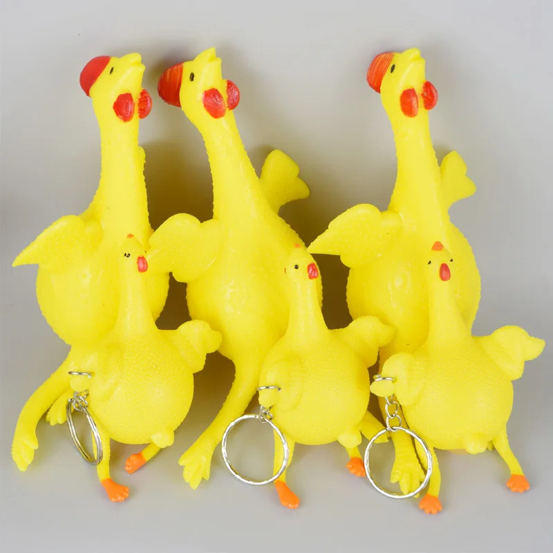 Creative Toy Mini Funny Vent Pinch Toys Lay Eggs Chicken Key Ring Rubber Rooster Tricky Joke Stress Reliever Toys for Children
Creative Toy Mini Funny Vent Pinch Toys Lay Eggs Chicken Key Ring Rubber Rooster Tricky Joke Stress Reliever Toys for Children