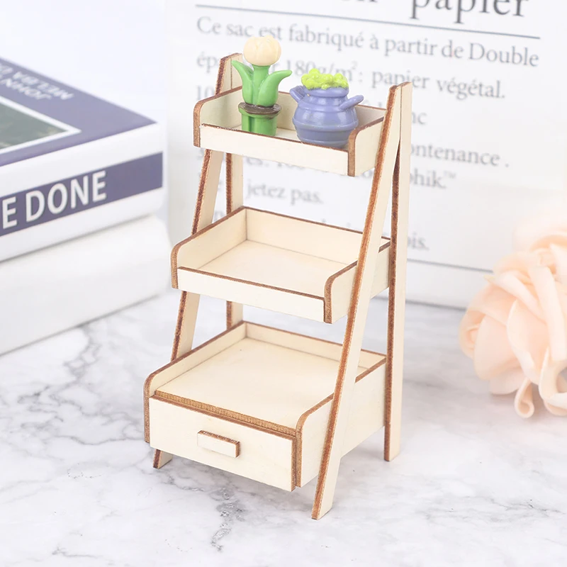 1:12 Dollhouse Wood Shelf Flower Stand Mini Doll House Furniture Model Simulation Furniture Accessories
1:12 Dollhouse Wood Shelf Flower Stand Mini Doll House Furniture Model Simulation Furniture Accessories