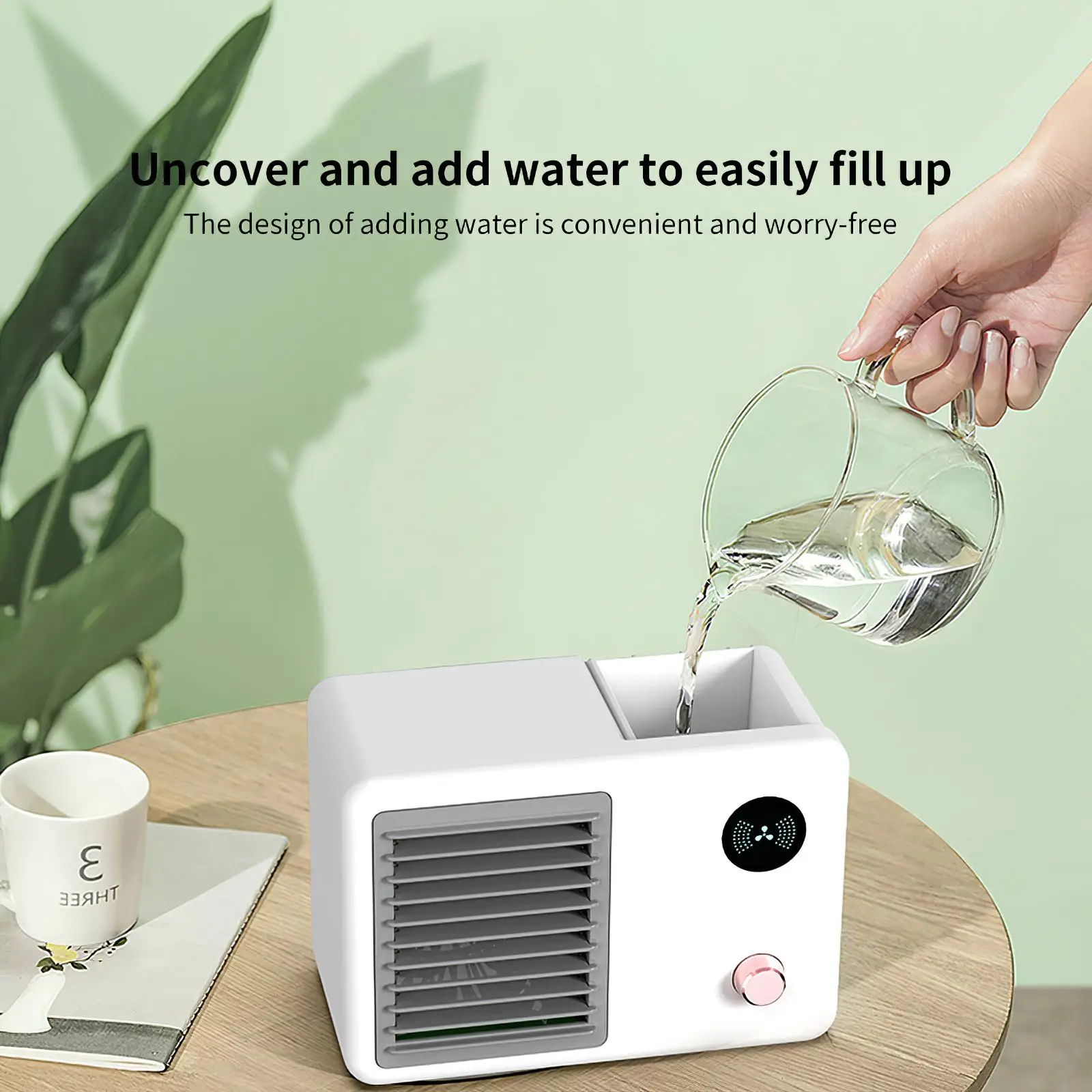 USB Desktop Mini Air Conditioner Portable Air Cooler Fan Portable Air Cooling Fan Humidifier Purifier For Office Bedroom New
USB Desktop Mini Air Conditioner Portable Air Cooler Fan Portable Air Cooling Fan Humidifier Purifier For Office Bedroom New