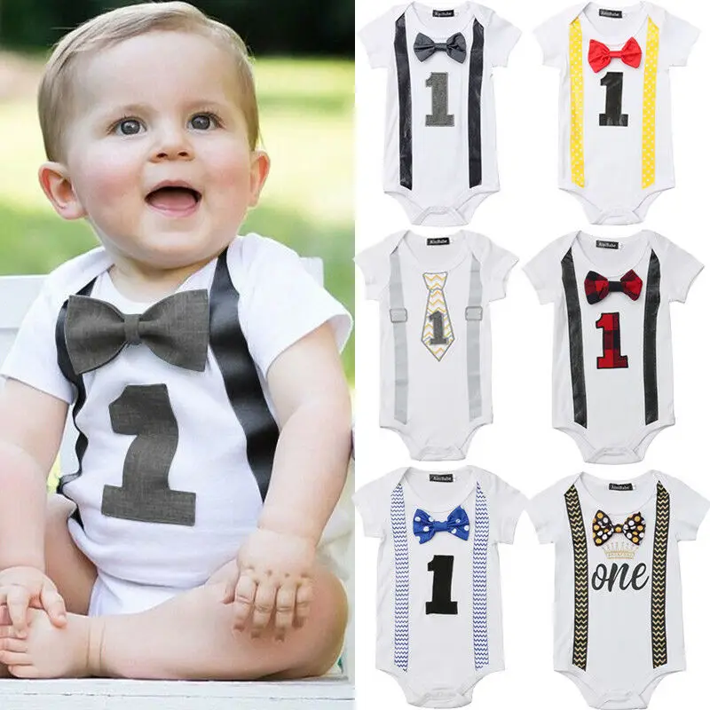 Bodysuit Baby Boy Clothes My First 1st Birthday Party Gentleman Bow Bodysuit Jumpsuit Short Sleeve Outfits 2020 Summer 0-1Years
Bodysuit Baby Boy Clothes My First 1st Birthday Party Gentleman Bow Bodysuit Jumpsuit Short Sleeve Outfits 2020 Summer 0-1Years