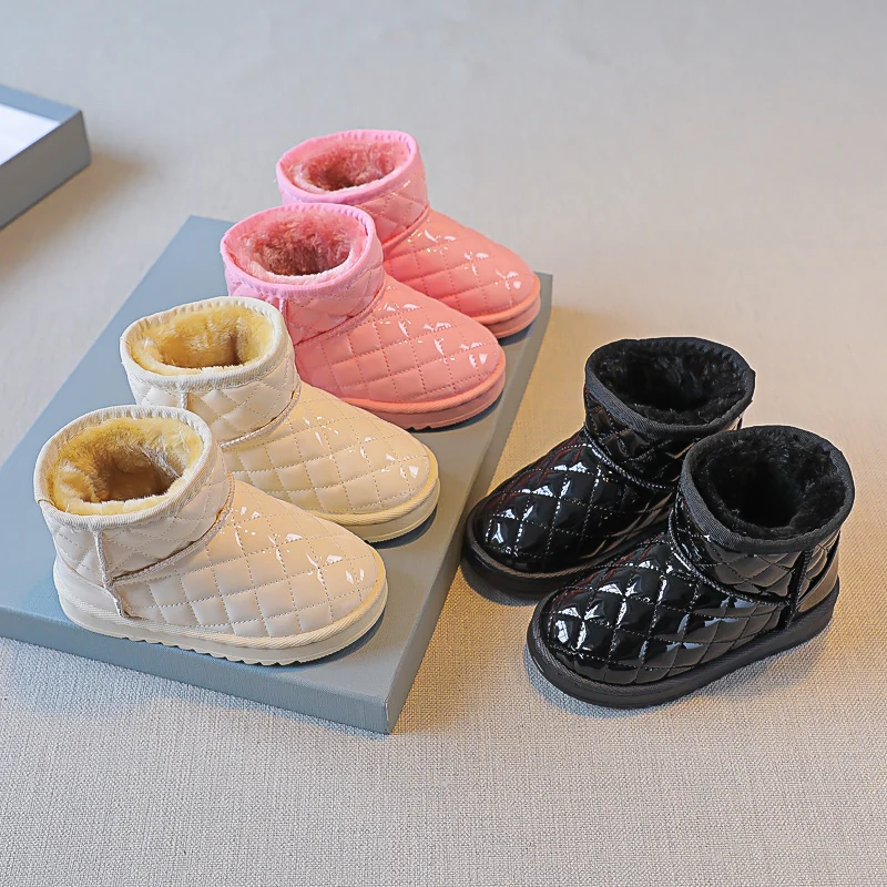 Size 19-30 Winter Baby Girls Boys Boots for Children Martin Boots Kids Waterproof Velvet Cotton Shoes
Size 19-30 Winter Baby Girls Boys Boots for Children Martin Boots Kids Waterproof Velvet Cotton Shoes