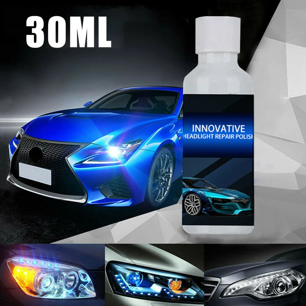 Car Headlight Cover Len Restorer Repair Liquid Polish Cleaner Accessories 30ml Headlight Repair Fluid
Car Headlight Cover Len Restorer Repair Liquid Polish Cleaner Accessories 30ml Headlight Repair Fluid
