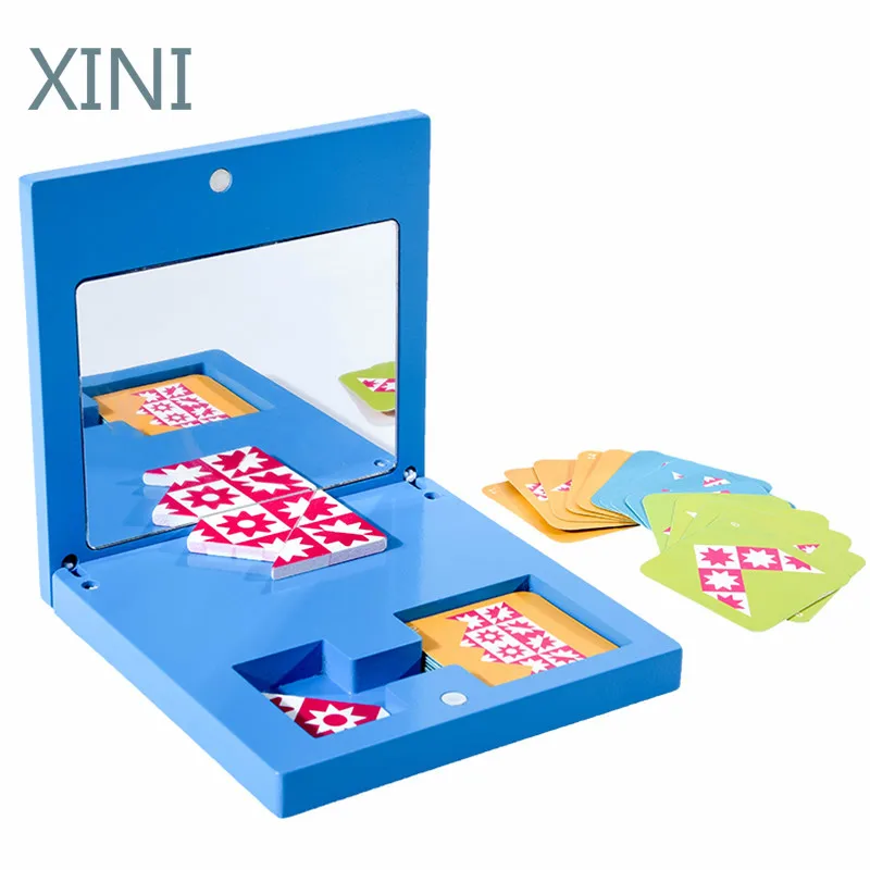 Montessori Educational Wooden Toys Mirror Imaging Puzzle Children Kids Education Sensory Toys Kindergarten Learning Didactic
Montessori Educational Wooden Toys Mirror Imaging Puzzle Children Kids Education Sensory Toys Kindergarten Learning Didactic