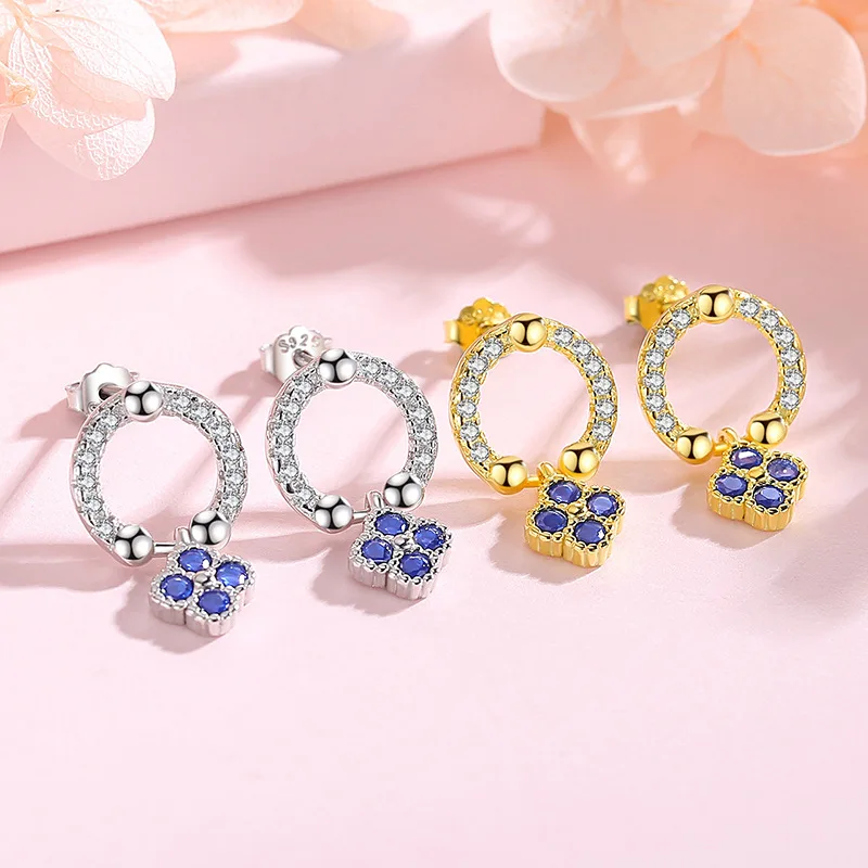 S925 Sterling Silver Stud Earring for Women Simple Hollow Garland Earrings Fine Jewelry Gifts Earrings Female boucle d'oreille 
S925 Sterling Silver Stud Earring for Women Simple Hollow Garland Earrings Fine Jewelry Gifts Earrings Female boucle d'oreille