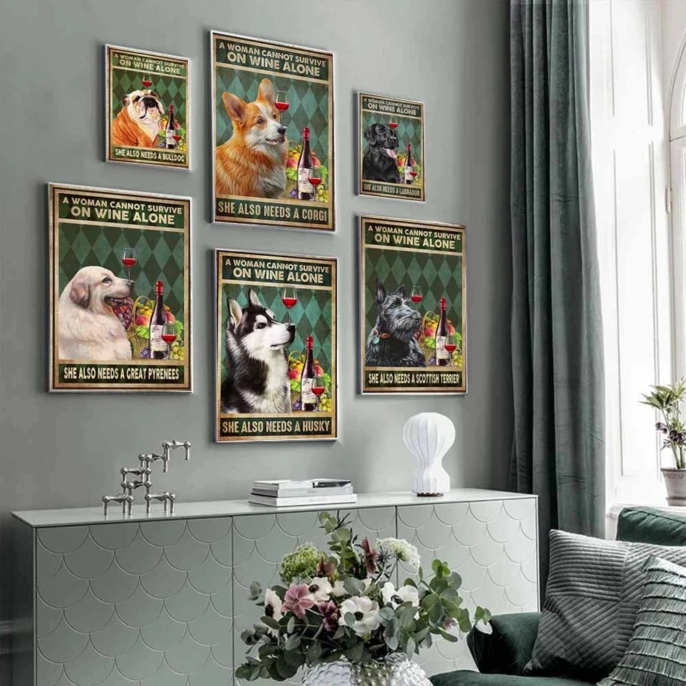 Retro art animal canvas painting lovely dog reading poster slogan wall painting living room bedroom home decoration mural
Retro art animal canvas painting lovely dog reading poster slogan wall painting living room bedroom home decoration mural