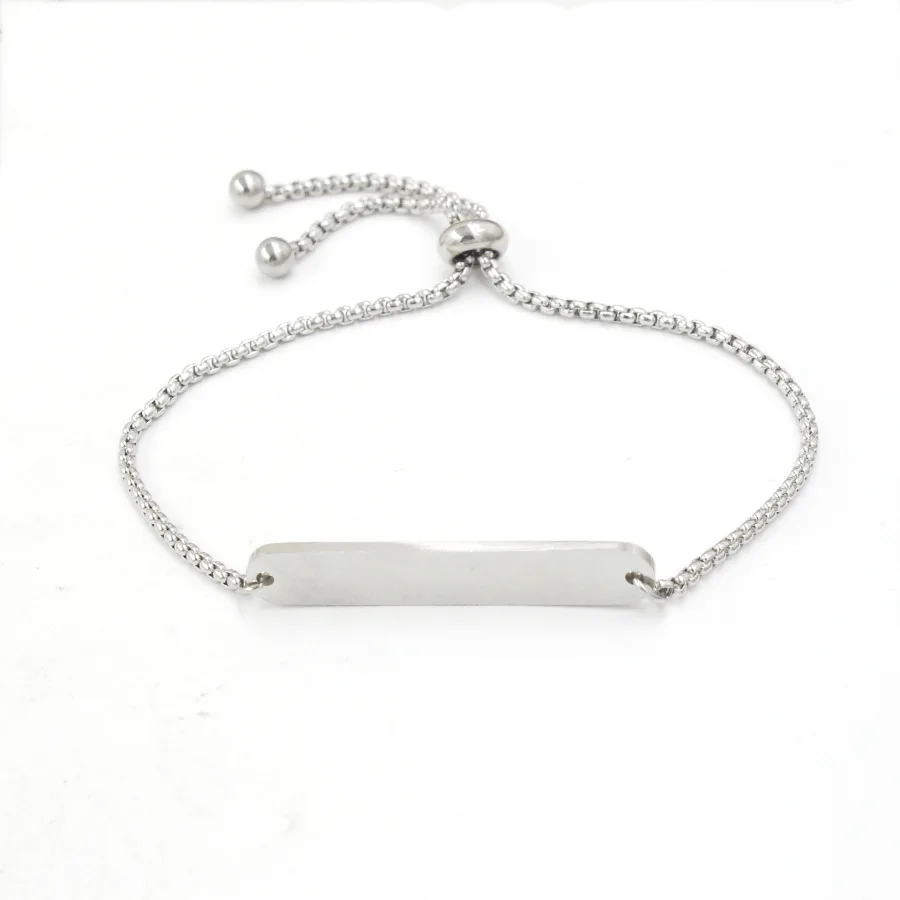 Stainless Steel Blank Bar Bracelet For Engraving Metal ID Bracelet For Women Mirror Polished Wholesale 10 PCS
Stainless Steel Blank Bar Bracelet For Engraving Metal ID Bracelet For Women Mirror Polished Wholesale 10 PCS