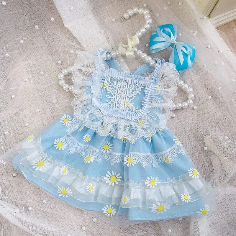 Handmade Dog Dress Thin Lolita Princess Wedding Summer Skirt Pomeranian Teddy Bichon Chihuahua Small Dog Clothes Pet Cats
Handmade Dog Dress Thin Lolita Princess Wedding Summer Skirt Pomeranian Teddy Bichon Chihuahua Small Dog Clothes Pet Cats