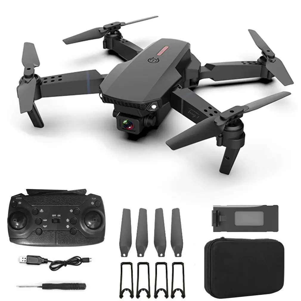 E88 Pro Drone 4k With High Definition Camera WiFi FPV Foldable Drone 2.4G RC Quadcopter Altitude Hold
E88 Pro Drone 4k With High Definition Camera WiFi FPV Foldable Drone 2.4G RC Quadcopter Altitude Hold