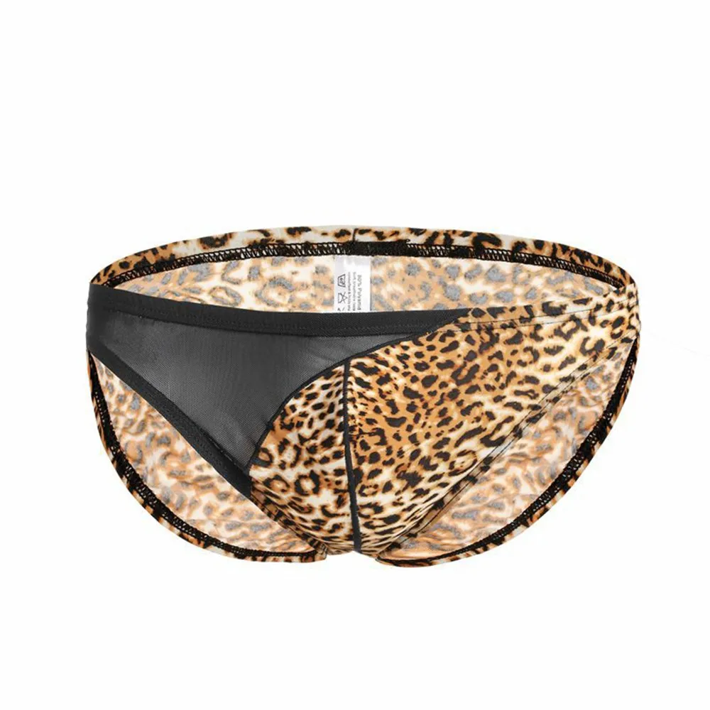 Men Underwear Leopard Print Briefs Wild Knickers Mesh Breathable Smooth Elastic Low Waist Underpants Lingerie Gays Clothes
Men Underwear Leopard Print Briefs Wild Knickers Mesh Breathable Smooth Elastic Low Waist Underpants Lingerie Gays Clothes