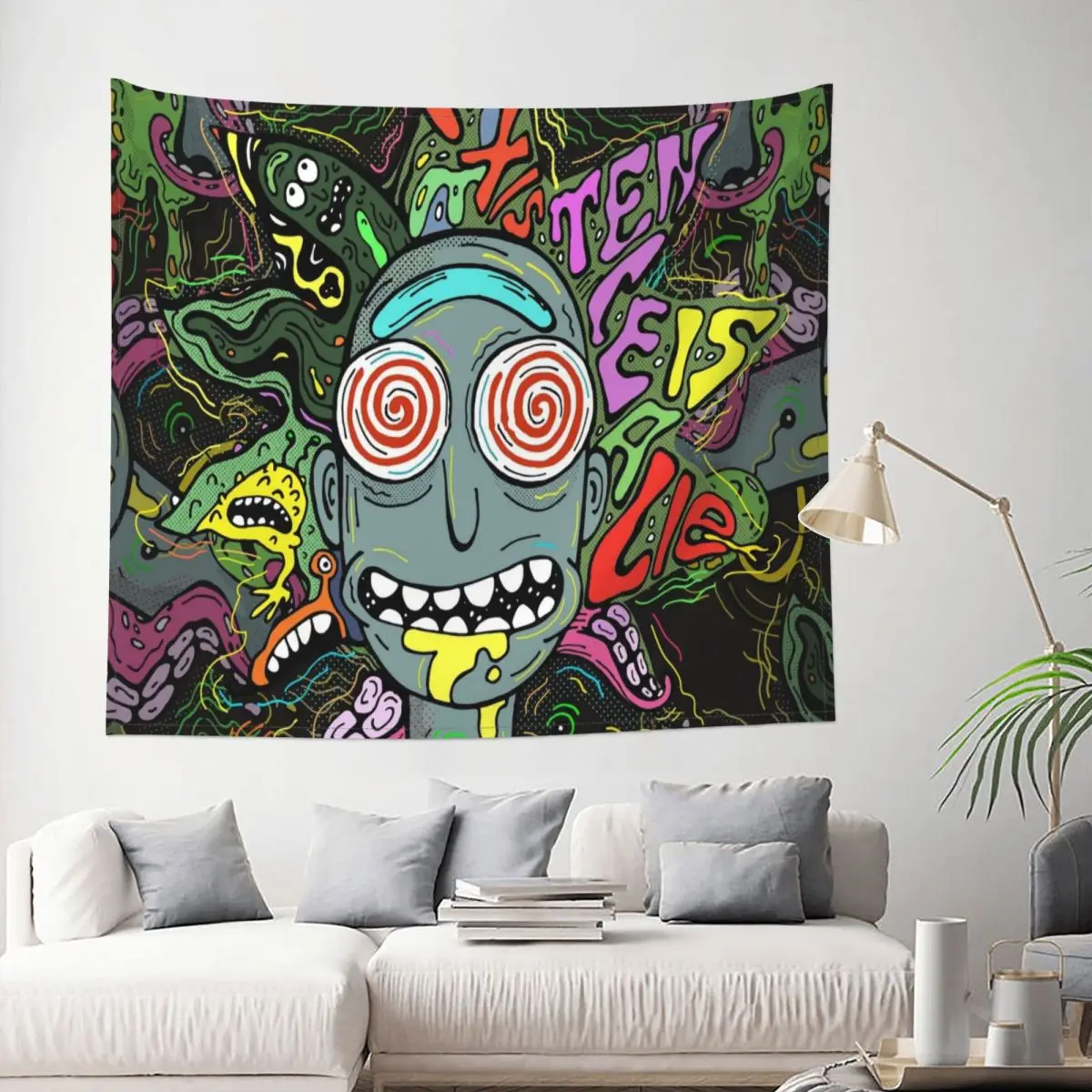 Acid Rick Tapestry Psychedelic Trippy Colorful Abstract Decoration Wall Room Home Decor Hanging Living room Kawaii Cute Gift
Acid Rick Tapestry Psychedelic Trippy Colorful Abstract Decoration Wall Room Home Decor Hanging Living room Kawaii Cute Gift