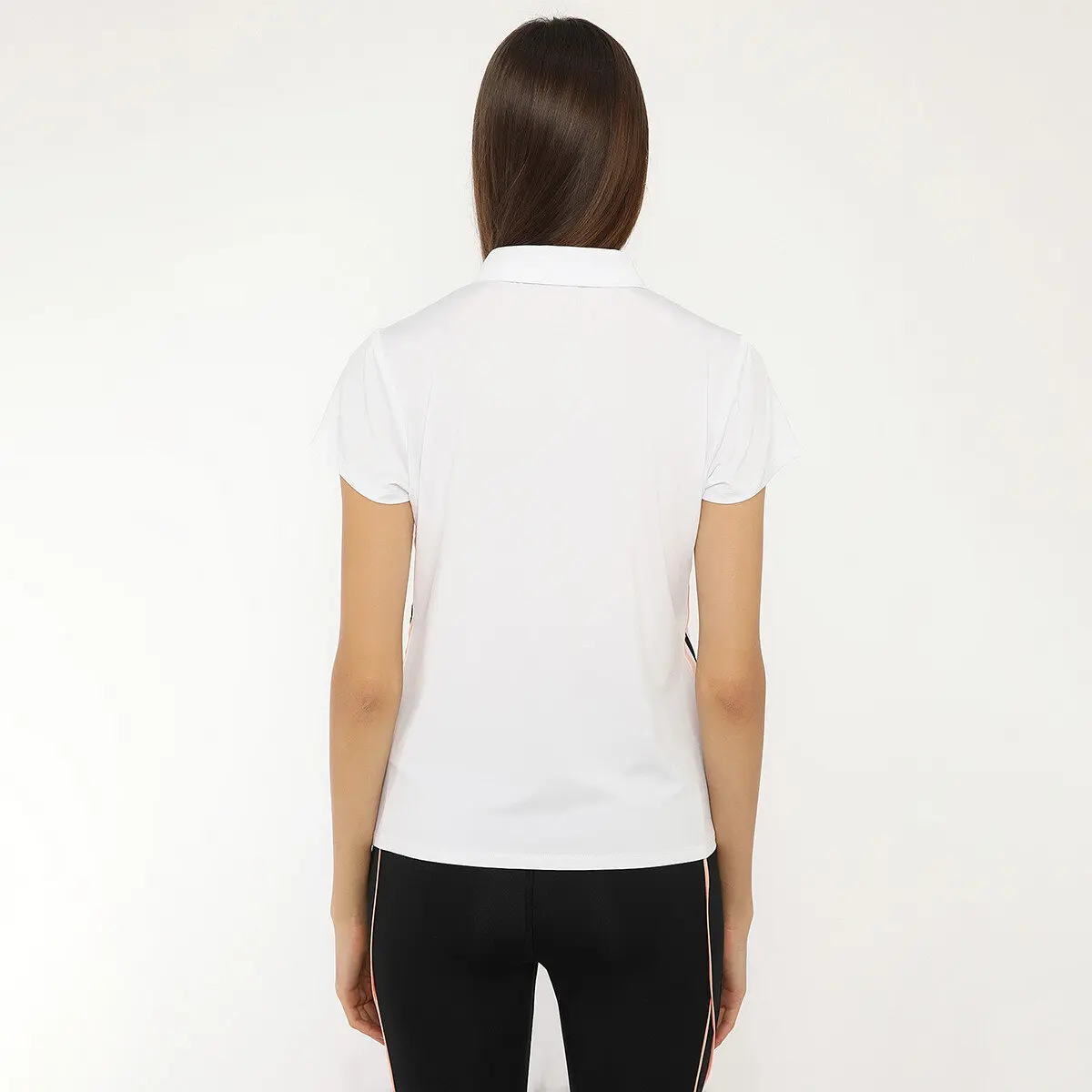 W-1874 LINDSAY KK POLO TS White Women 'S Short Sleeve T-Shirt 
W-1874 LINDSAY KK POLO TS White Women 'S Short Sleeve T-Shirt