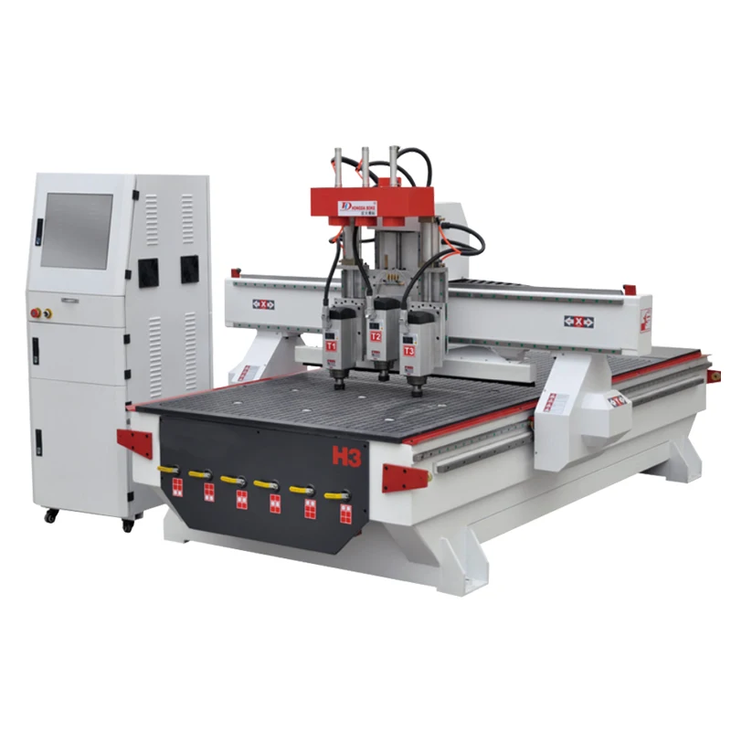 1325 Cnc Wood Router with Three Spindles for Cabinet Making Wooden Engraving Cutting Machine Engraver Shipping by ea
1325 Cnc Wood Router with Three Spindles for Cabinet Making Wooden Engraving Cutting Machine Engraver Shipping by ea