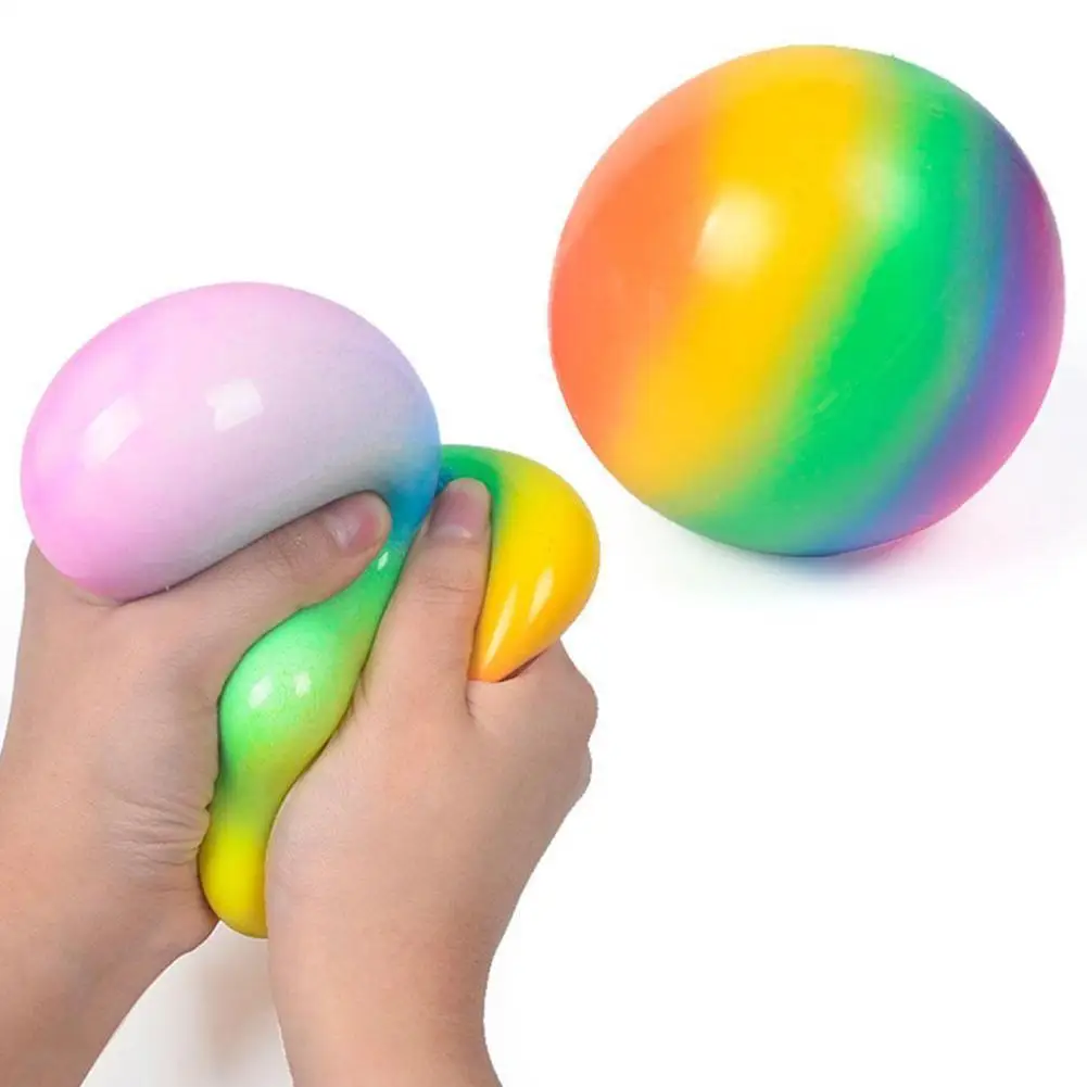 7/9CM Rainbow Flour Balls Vent Ball Decompression Toy Slow Rebound Soft Rubber Kids Adult Pinch Slow Rebound Fidget Toy Gifts
7/9CM Rainbow Flour Balls Vent Ball Decompression Toy Slow Rebound Soft Rubber Kids Adult Pinch Slow Rebound Fidget Toy Gifts