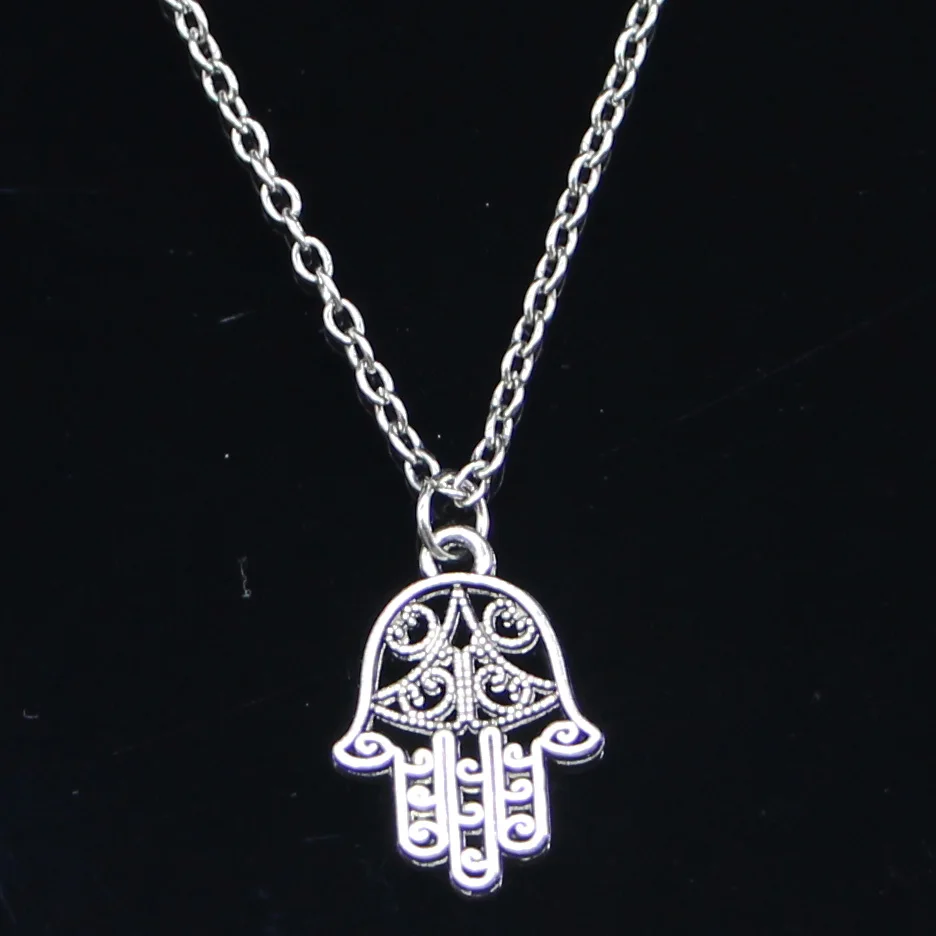 New Fashion Necklace 20x15mm hamsa palm protection Pendants Short Long Women Men Colar Gift Jewelry Choker
New Fashion Necklace 20x15mm hamsa palm protection Pendants Short Long Women Men Colar Gift Jewelry Choker