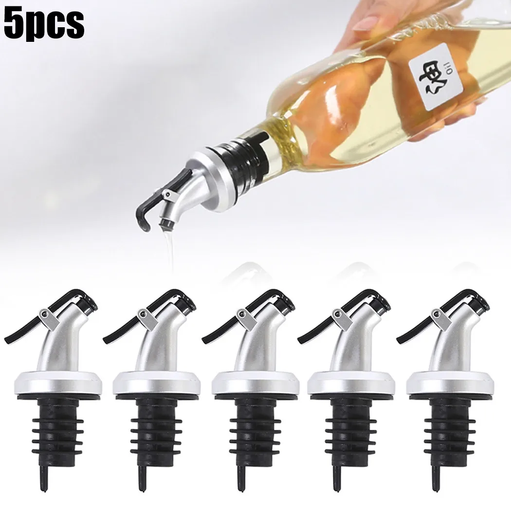 5Pcs Bottle Pourer Olive Oil Sprayer Drip Wine Stainless Steel Stopper Liquor Spirit Dispenser Leak-proof Nozzle Bar Accessories
5Pcs Bottle Pourer Olive Oil Sprayer Drip Wine Stainless Steel Stopper Liquor Spirit Dispenser Leak-proof Nozzle Bar Accessories