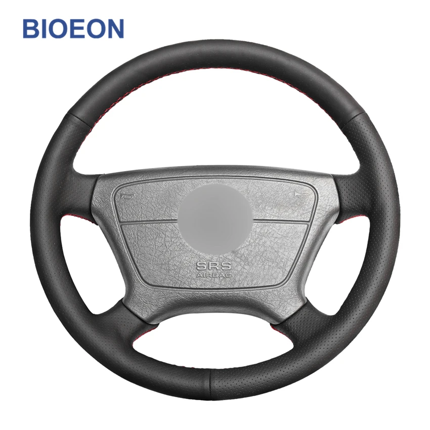 Hand Stitch Black PU Artificial Leather Steering Wheel Covers for Mercedes Benz C-Class E-Class S-Class W202 W210 1992-1999 2000
Hand Stitch Black PU Artificial Leather Steering Wheel Covers for Mercedes Benz C-Class E-Class S-Class W202 W210 1992-1999 2000