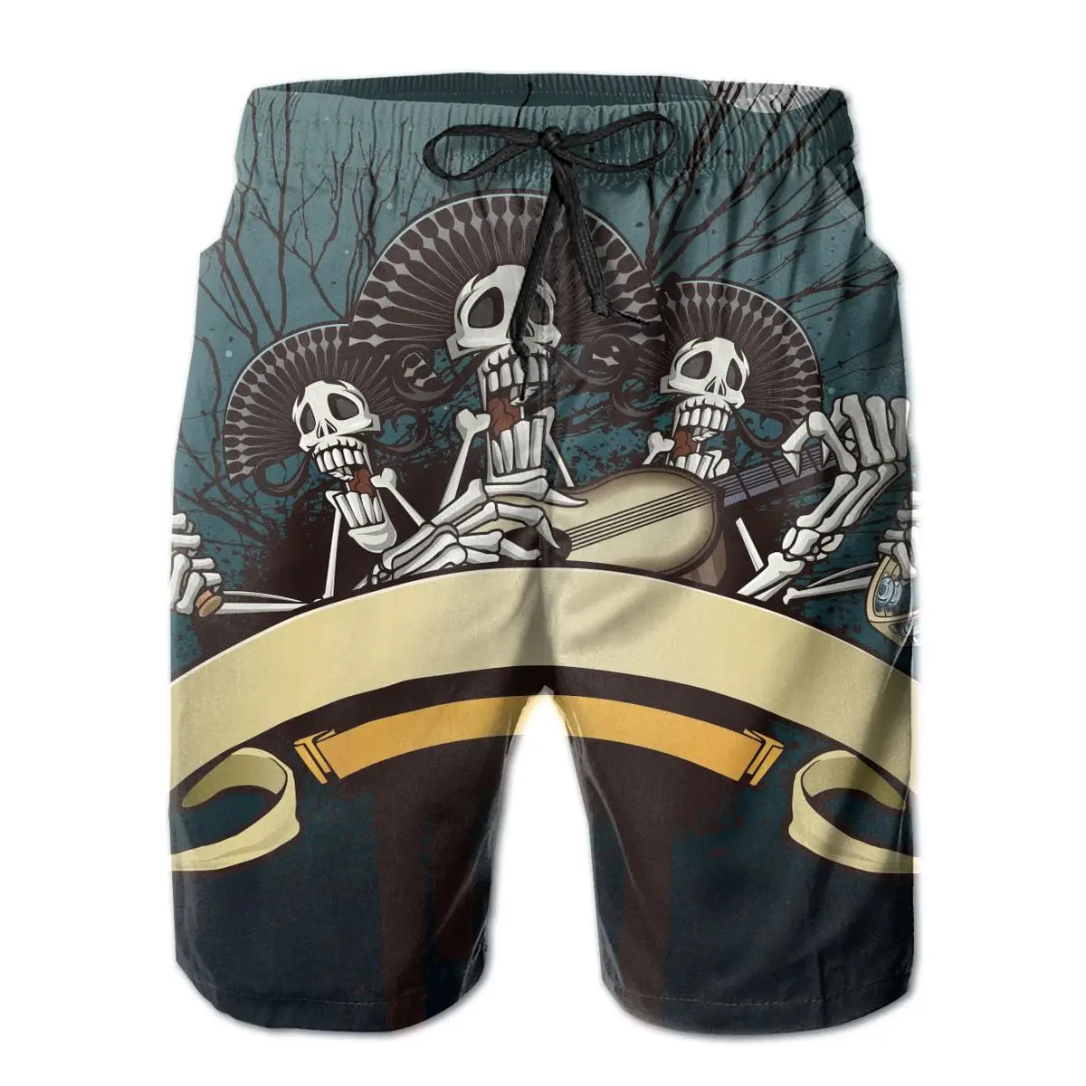 Summer beach swimsuit men's quick-drying swimwear Halloween Skull Playing Guita men breathable beach shorts sexy male swimsuit
Summer beach swimsuit men's quick-drying swimwear Halloween Skull Playing Guita men breathable beach shorts sexy male swimsuit