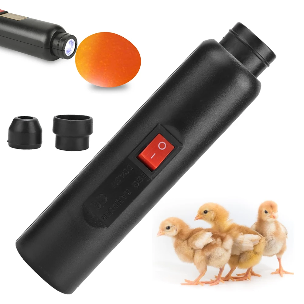 220V Egg Candler Tester Bright Cool LED Light Egg Candler Tester with 2 Holders for Chicken Quail Poultry Incubator Brooder
220V Egg Candler Tester Bright Cool LED Light Egg Candler Tester with 2 Holders for Chicken Quail Poultry Incubator Brooder