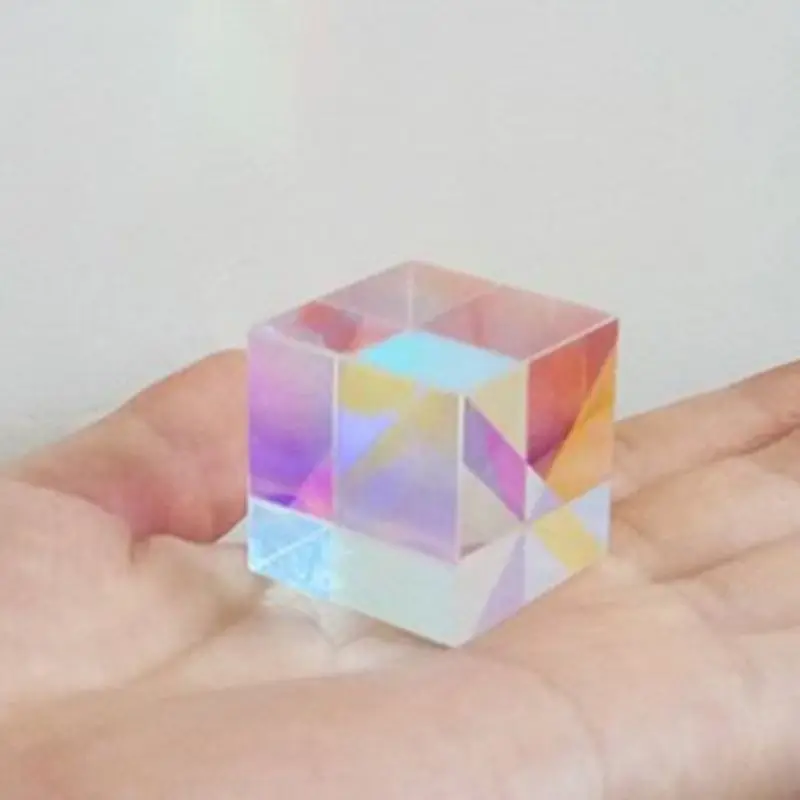 Colorful Combiner Splitter Cross Dichroic Cube RGB Prism Optical Glass Triangular Prism for Teaching Light Spectrum Physics
Colorful Combiner Splitter Cross Dichroic Cube RGB Prism Optical Glass Triangular Prism for Teaching Light Spectrum Physics