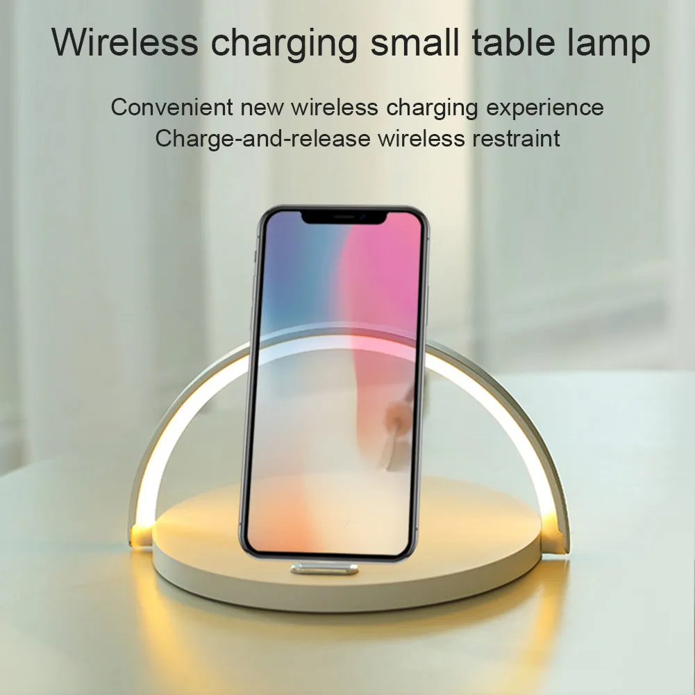 Hot Sale LED Desk Lamp with Qi Fast Wireless Charger USB Chargeable Table Bedside Light Portable N66
Hot Sale LED Desk Lamp with Qi Fast Wireless Charger USB Chargeable Table Bedside Light Portable N66