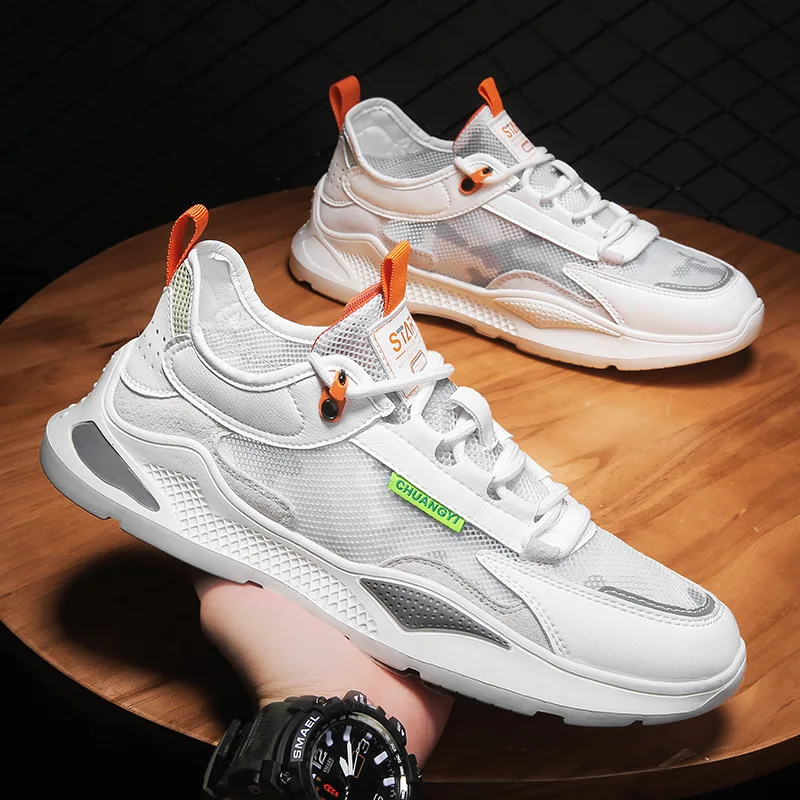 Кроссовки мужские дышащие, повседневная спортивная обувь, Вулканизированная подошва, сетчатые, камуфляжные, весна-лето 2022
Кроссовки мужские дышащие, повседневная спортивная обувь, Вулканизированная подошва, сетчатые, камуфляжные, весна-лето 2022