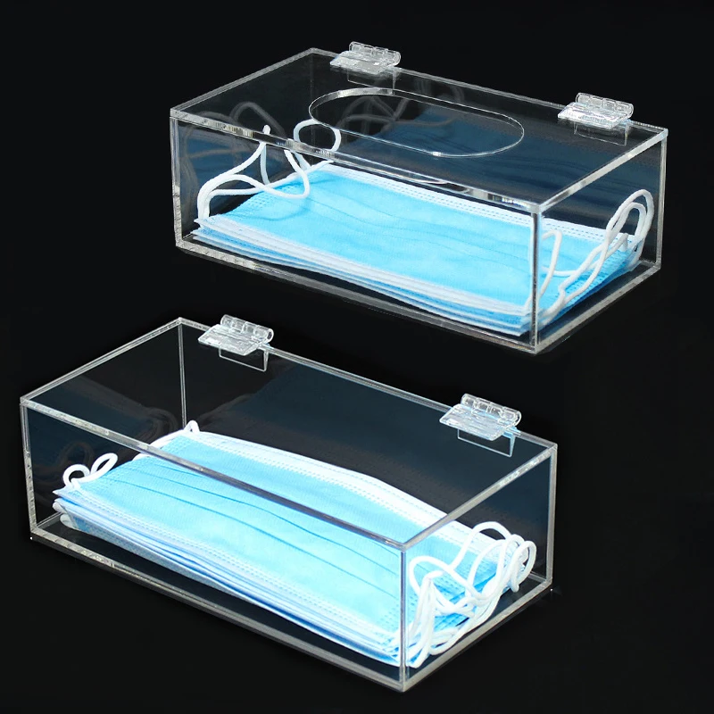 Acrylic Clear Tissue Box Disposable Mask Storage Box Gloves Dustproof Organize Box
Acrylic Clear Tissue Box Disposable Mask Storage Box Gloves Dustproof Organize Box