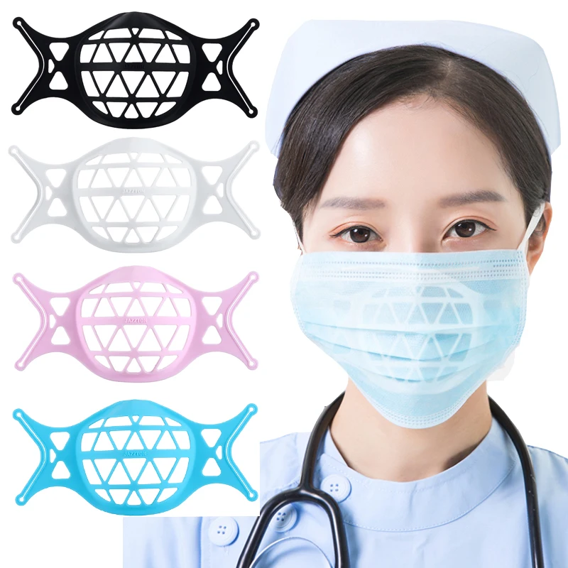 1PC Reusable 3D Face Mask Bracket Mask Inner Support Frame Comfortable Breathing Breathable Valve Silicone Mask Holder
1PC Reusable 3D Face Mask Bracket Mask Inner Support Frame Comfortable Breathing Breathable Valve Silicone Mask Holder