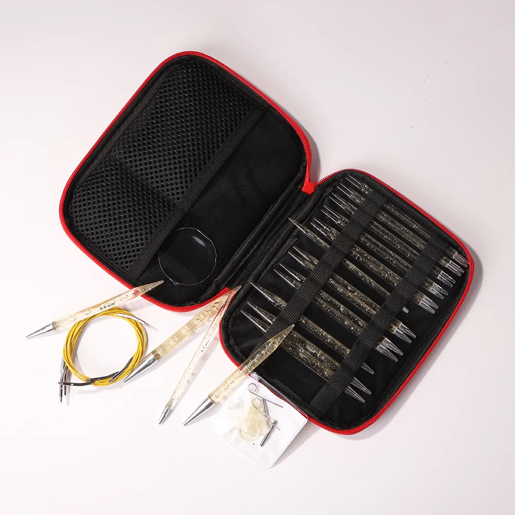 11 Pair Crochet Hook Circular Knitting Needle Set with Case Knitting Craft Case Crochet Kit Weaving Tool Sewing Tool Accessories
11 Pair Crochet Hook Circular Knitting Needle Set with Case Knitting Craft Case Crochet Kit Weaving Tool Sewing Tool Accessories