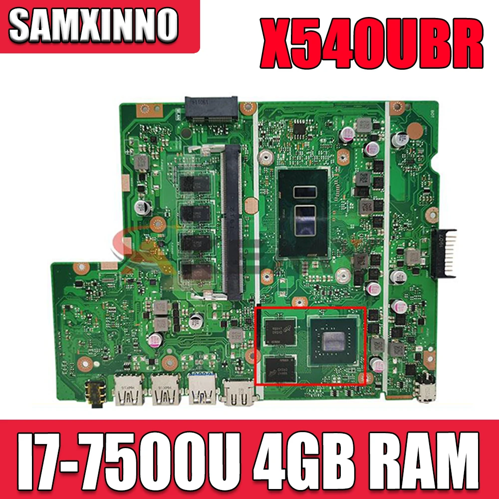 Оригинальная материнская плата Akemy X540UBR, оригинальная материнская плата для ноутбука X540UB X540UBR X540UV с 4 Гб оперативной памяти, модель V2G, протес...
Оригинальная материнская плата Akemy X540UBR, оригинальная материнская плата для ноутбука X540UB X540UBR X540UV с 4 Гб оперативной памяти, модель V2G, протес...