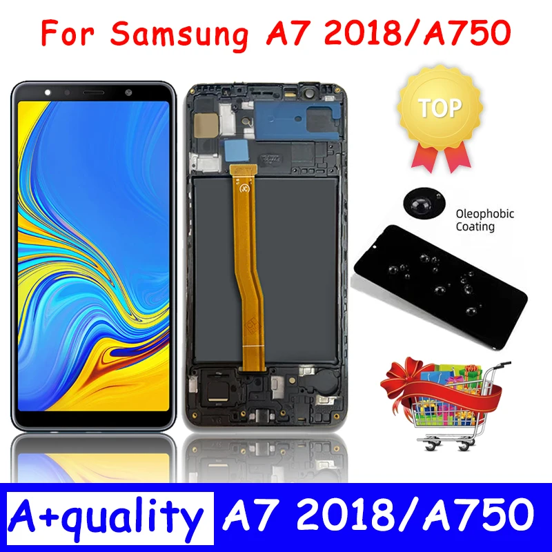 100% протестированный A750 ЖК-дисплей для Samsung Galaxy A7 2018 A750 дисплей с рамкой SM-A750F A750FN сенсорный экран дигитайзер Запасные части
100% протестированный A750 ЖК-дисплей для Samsung Galaxy A7 2018 A750 дисплей с рамкой SM-A750F A750FN сенсорный экран дигитайзер Запасные части