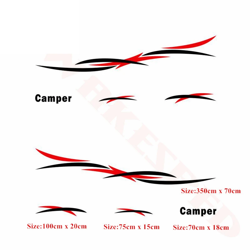 1set Motorhome Caravan Travel Trailer Camper Van Stripes Graphics KK Vinyl Kit Decals Car Stickers Auto Body Decor Decal Sticker
1set Motorhome Caravan Travel Trailer Camper Van Stripes Graphics KK Vinyl Kit Decals Car Stickers Auto Body Decor Decal Sticker