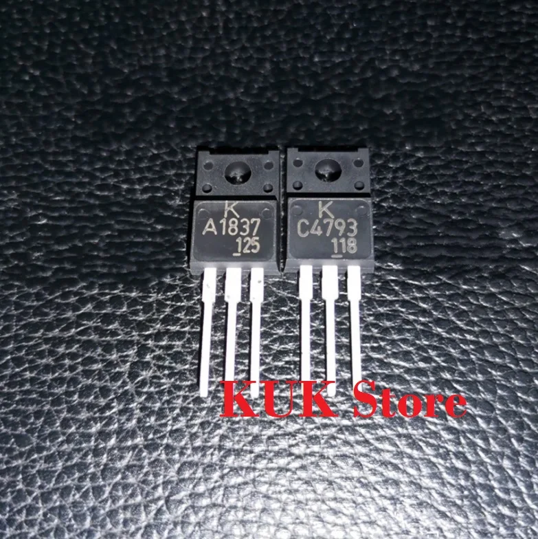 Real Original 100% NEW A1837 C4793 2SA1837 2SC4793 TO-3P 10Pair = A1837 10PCS + C4793 10PCS
Real Original 100% NEW A1837 C4793 2SA1837 2SC4793 TO-3P 10Pair = A1837 10PCS + C4793 10PCS