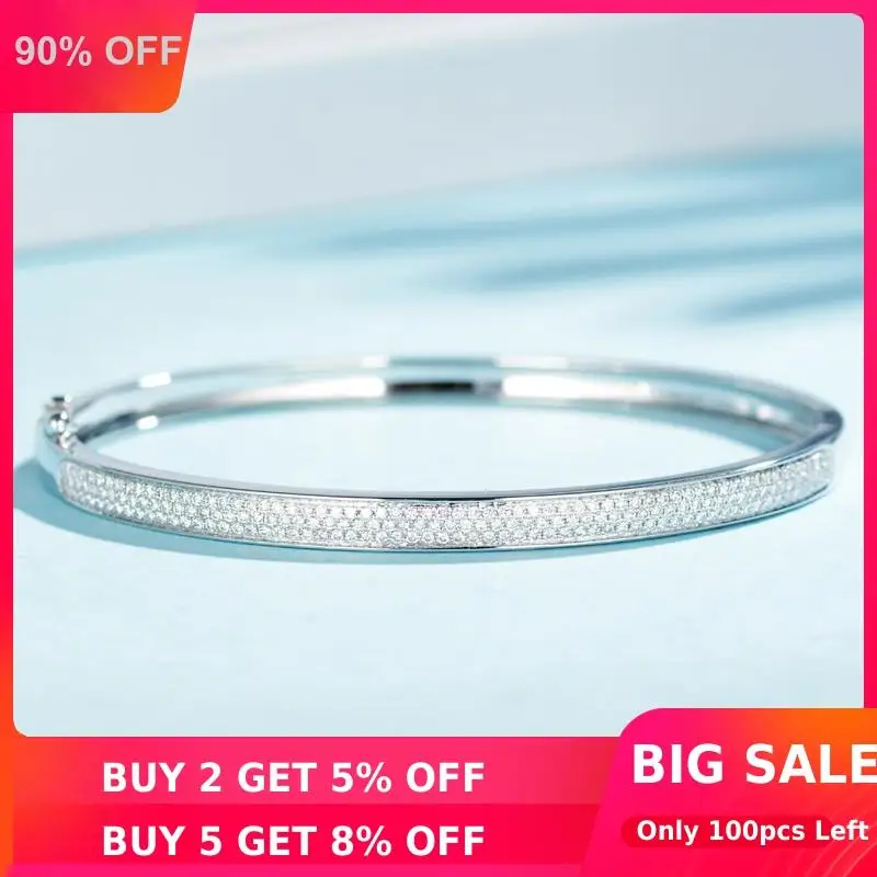 Handmade Pave Lab Diamond Bangle 925 Sterling Silver Party Engagement bangles Bracelets for women Bridal wedding accessaries
Handmade Pave Lab Diamond Bangle 925 Sterling Silver Party Engagement bangles Bracelets for women Bridal wedding accessaries