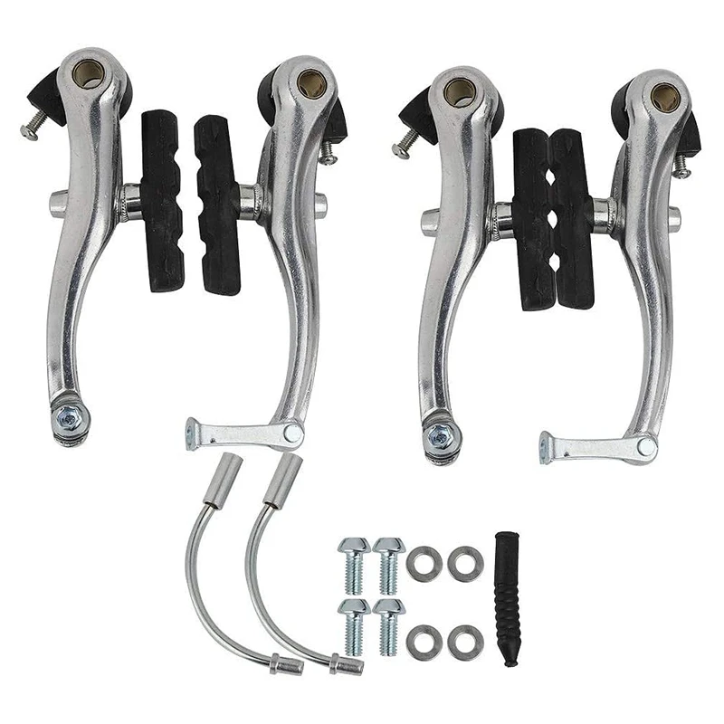 2 Pair Universal V Brakes for Bicycle Mountain Bike V Brake System Brakes Clamp Set with Brake Pads
2 Pair Universal V Brakes for Bicycle Mountain Bike V Brake System Brakes Clamp Set with Brake Pads