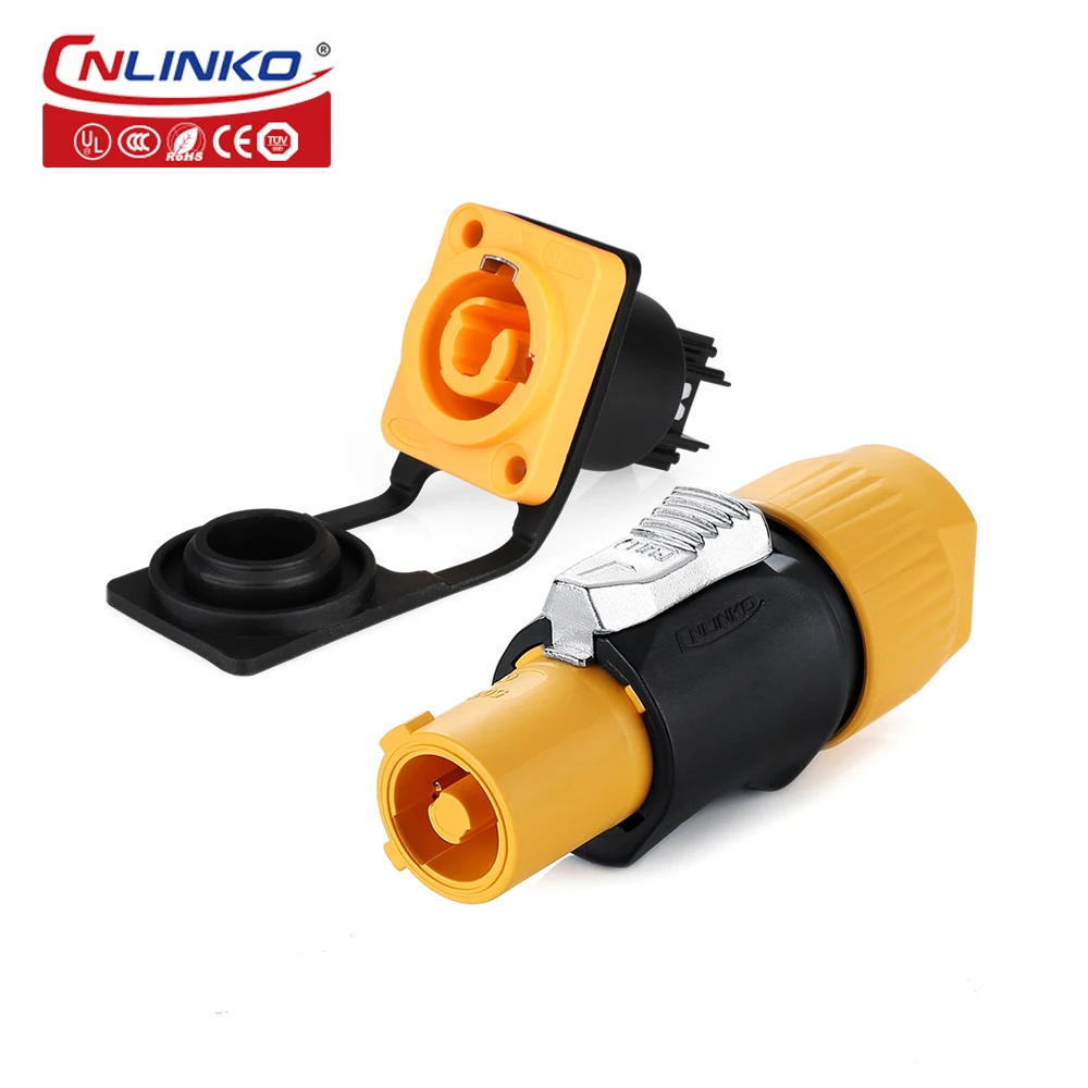 Waterproof IP65 Power Connector 20A Outdoor LED Screen Connector 3 Poles Matching with NAC3FCA & NAC3MPA-1 3Pin UL/ TUV CE Rohs
Waterproof IP65 Power Connector 20A Outdoor LED Screen Connector 3 Poles Matching with NAC3FCA & NAC3MPA-1 3Pin UL/ TUV CE Rohs