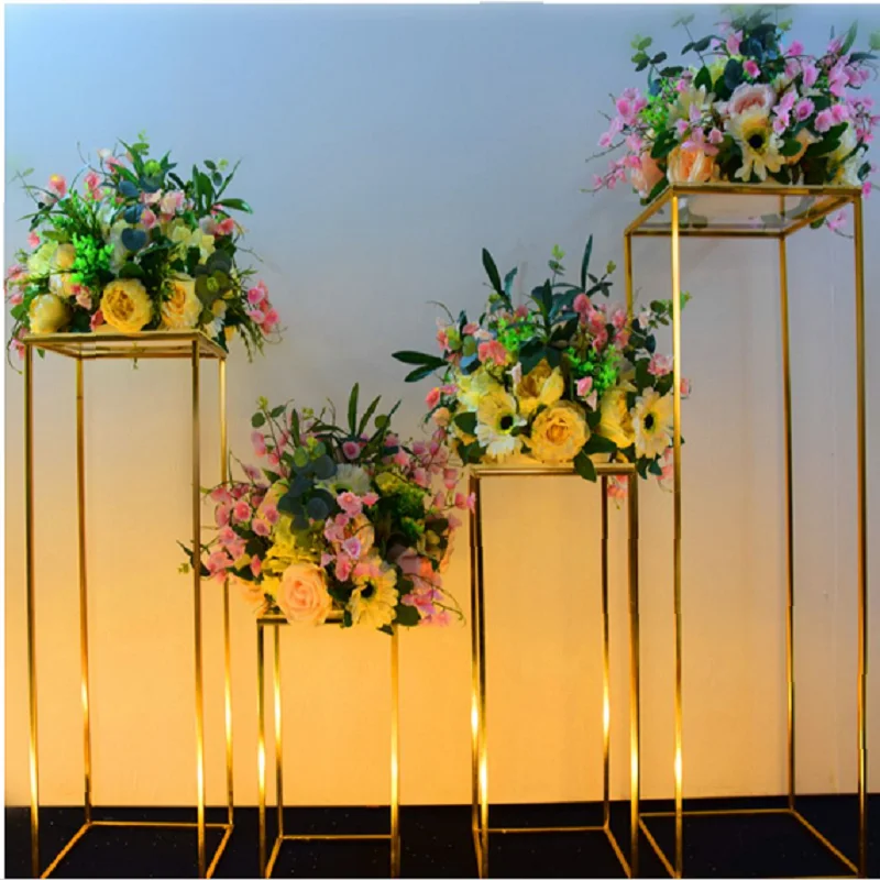 10PCS Gold Flower Vase Floor Vases Column Stand Metal Road Lead Wedding Table Centerpiece Flower Rack Event Party Decorat 2021
10PCS Gold Flower Vase Floor Vases Column Stand Metal Road Lead Wedding Table Centerpiece Flower Rack Event Party Decorat 2021