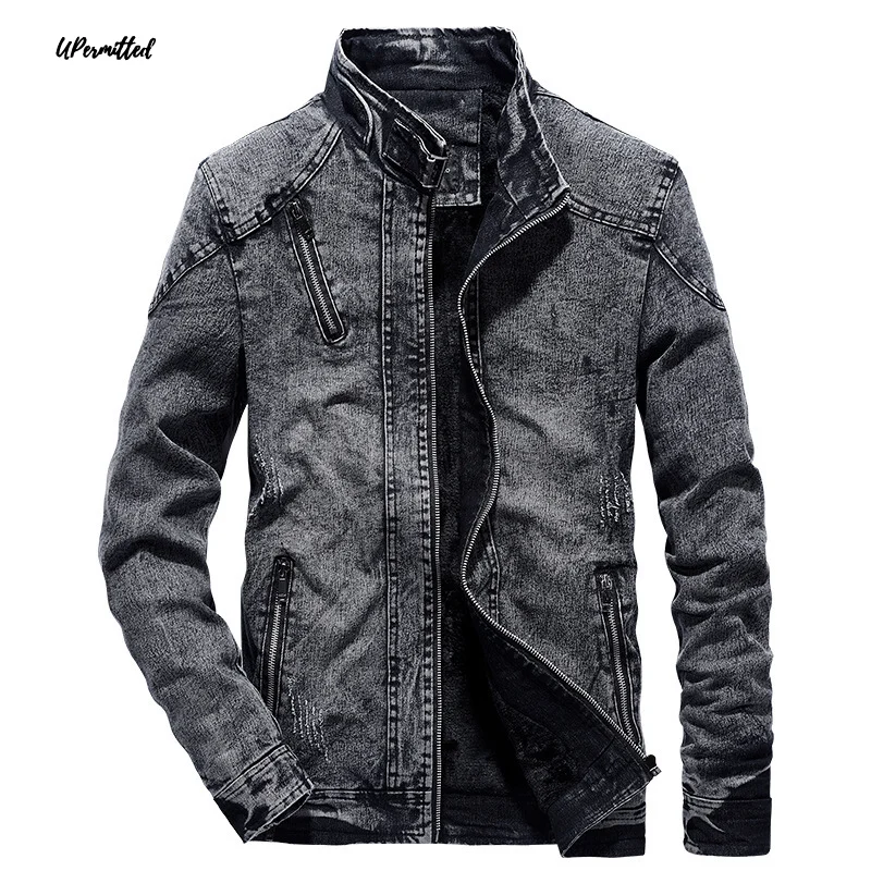 2021 Spring Autumn New Men Jean Jacket Casual Slim Fit Mam Denim Coat Clothing Distress Western Fashion Male Streetwear Suits
2021 Spring Autumn New Men Jean Jacket Casual Slim Fit Mam Denim Coat Clothing Distress Western Fashion Male Streetwear Suits
