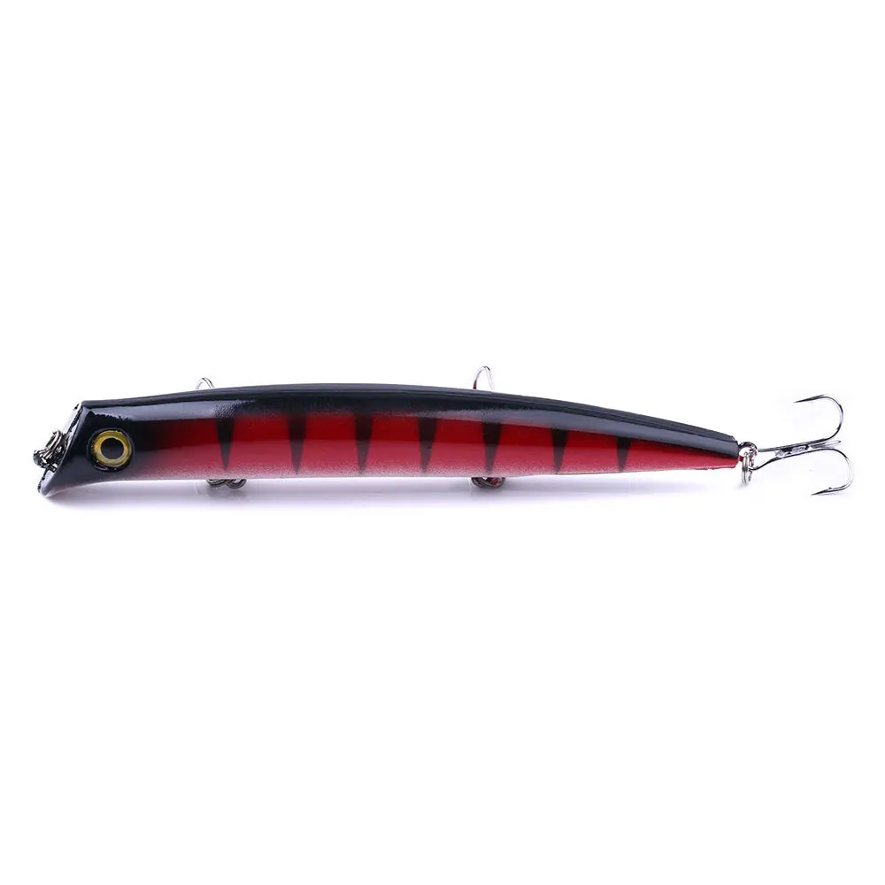 10pcs 12CM 17G Fishing Lure Floating Popper LipLess Minnow Sea Hard Bait Strong Hook Wobblers pesca | Спорт и развлечения