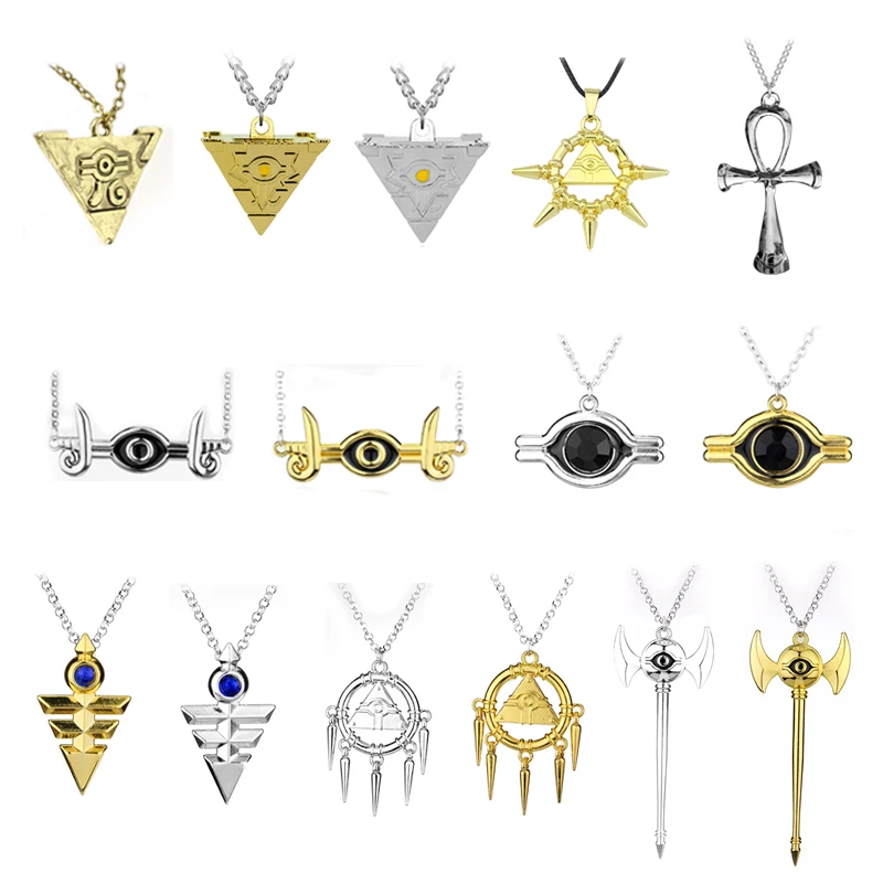 Delicate Collier Game Anime Yugioh Millenium Duel Monsters Pendant Egyptian 3D Pyramid Chain Necklace Jewelry For Women And Men
Delicate Collier Game Anime Yugioh Millenium Duel Monsters Pendant Egyptian 3D Pyramid Chain Necklace Jewelry For Women And Men